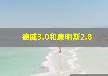 德威3.0和康明斯2.8