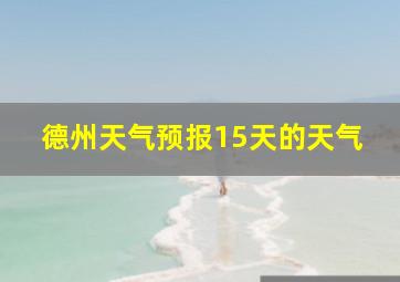 德州天气预报15天的天气