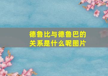 德鲁比与德鲁巴的关系是什么呢图片