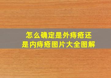 怎么确定是外痔疮还是内痔疮图片大全图解