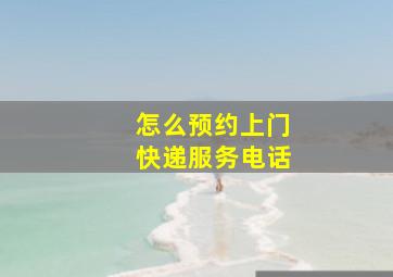 怎么预约上门快递服务电话