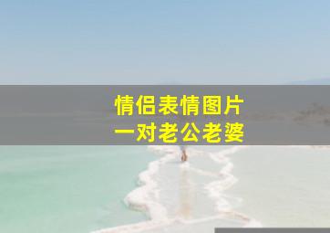 情侣表情图片一对老公老婆