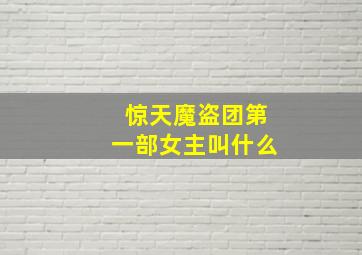 惊天魔盗团第一部女主叫什么