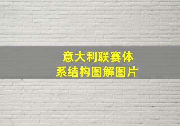 意大利联赛体系结构图解图片