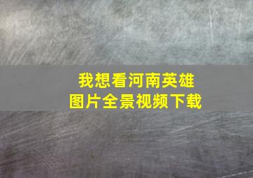 我想看河南英雄图片全景视频下载