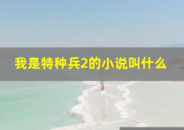 我是特种兵2的小说叫什么