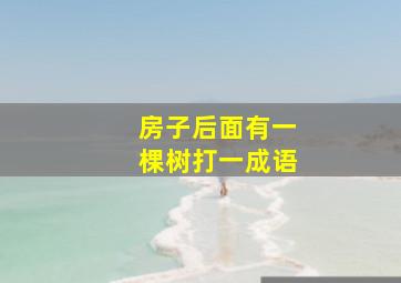 房子后面有一棵树打一成语