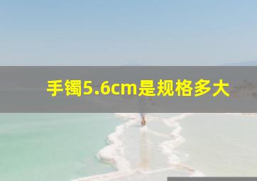 手镯5.6cm是规格多大