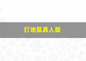 打地鼠真人版