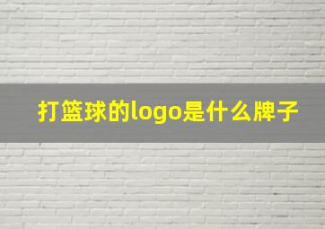 打篮球的logo是什么牌子