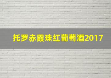 托罗赤霞珠红葡萄酒2017