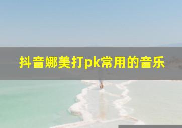 抖音娜美打pk常用的音乐