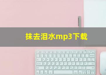 抹去泪水mp3下载