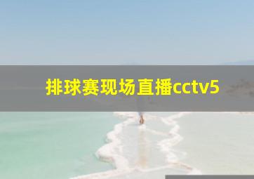 排球赛现场直播cctv5