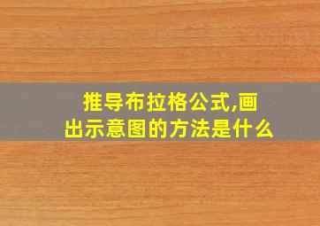 推导布拉格公式,画出示意图的方法是什么