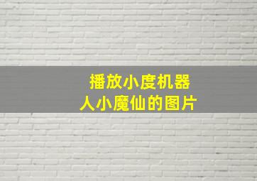 播放小度机器人小魔仙的图片