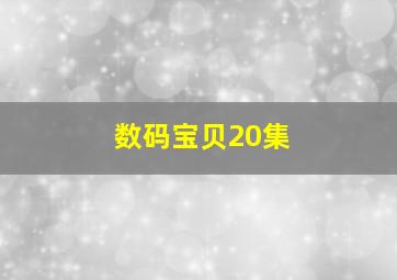 数码宝贝20集