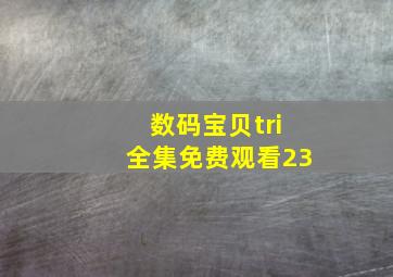 数码宝贝tri全集免费观看23