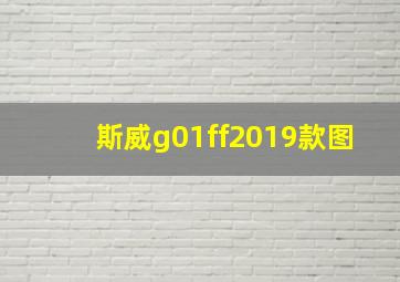 斯威g01ff2019款图