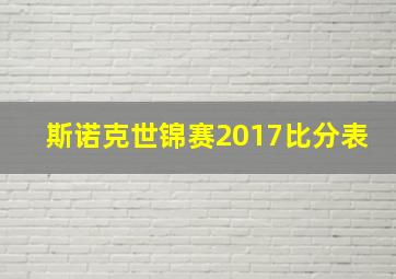 斯诺克世锦赛2017比分表