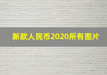 新款人民币2020所有图片