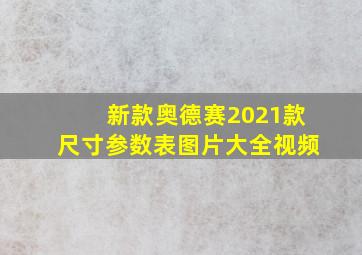 新款奥德赛2021款尺寸参数表图片大全视频