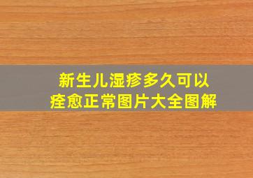 新生儿湿疹多久可以痊愈正常图片大全图解