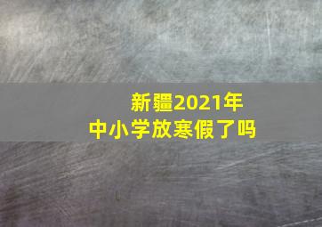 新疆2021年中小学放寒假了吗