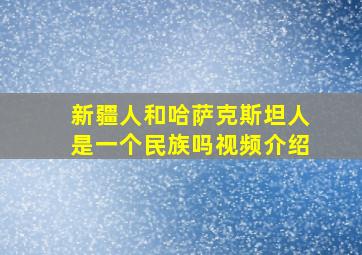 新疆人和哈萨克斯坦人是一个民族吗视频介绍