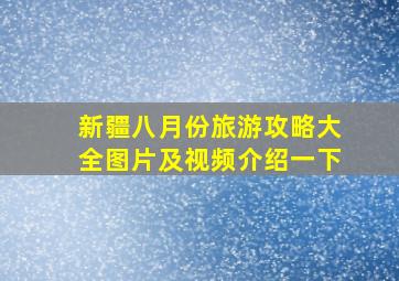 新疆八月份旅游攻略大全图片及视频介绍一下