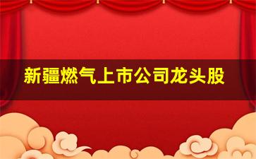 新疆燃气上市公司龙头股