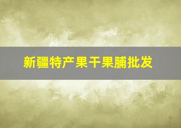 新疆特产果干果脯批发