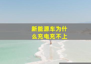 新能源车为什么充电充不上