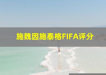 施魏因施泰格FIFA评分