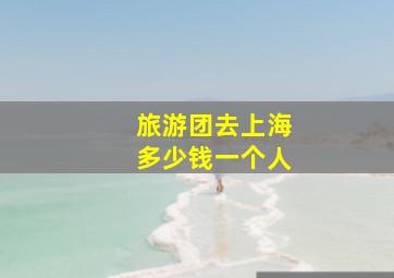 旅游团去上海多少钱一个人