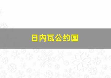 日内瓦公约国