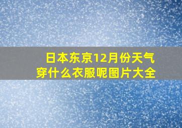 日本东京12月份天气穿什么衣服呢图片大全