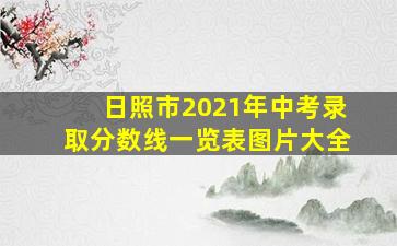 日照市2021年中考录取分数线一览表图片大全