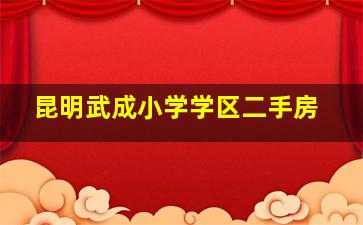 昆明武成小学学区二手房