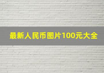 最新人民币图片100元大全