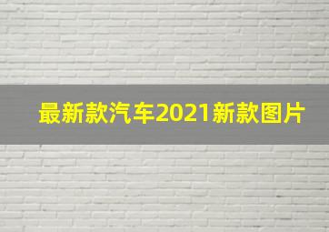 最新款汽车2021新款图片