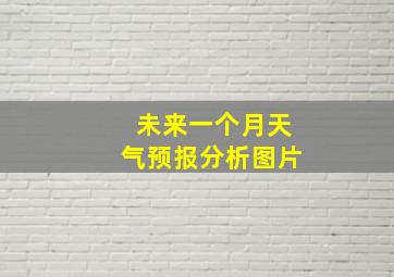 未来一个月天气预报分析图片