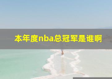 本年度nba总冠军是谁啊