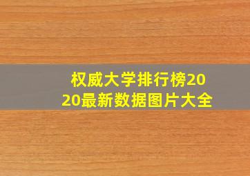 权威大学排行榜2020最新数据图片大全