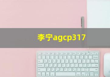 李宁agcp317