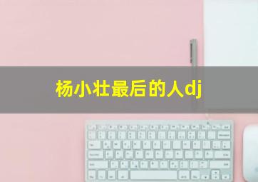 杨小壮最后的人dj