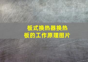 板式换热器换热板的工作原理图片