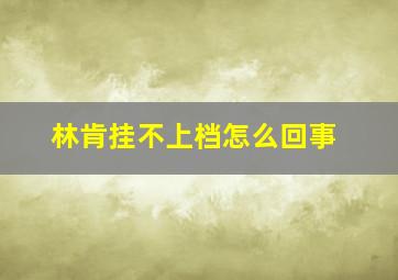 林肯挂不上档怎么回事