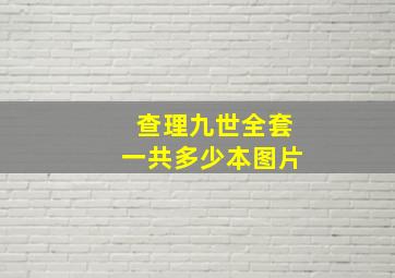 查理九世全套一共多少本图片