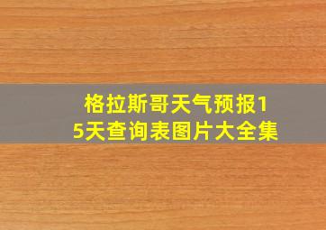 格拉斯哥天气预报15天查询表图片大全集